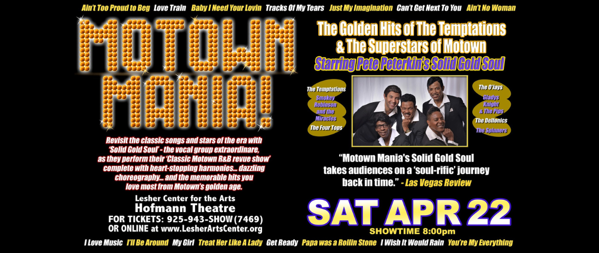 West Coast Performing Arts Presenters Motown Mania Main Event