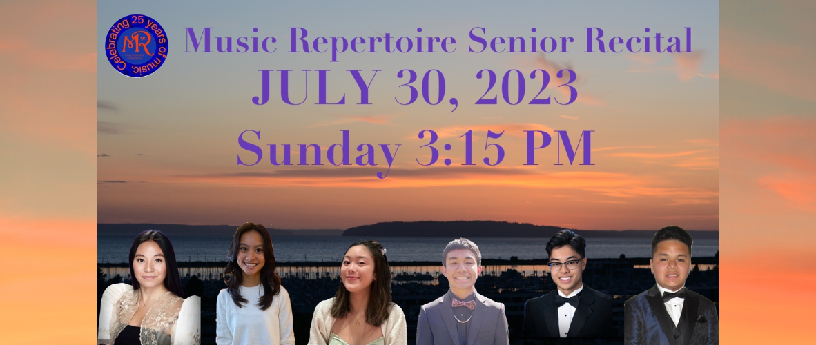 Music Repertoire Senior Concert JUL 2023 Main Event