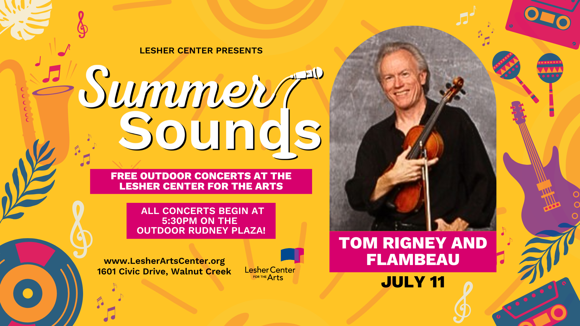 SUMMER SOUNDS 2024-Tom Rigney and Flambeau